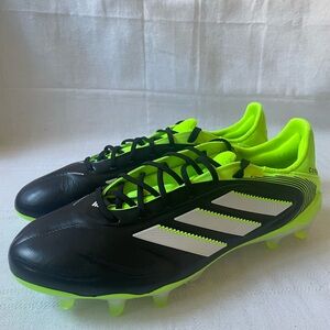 adidas Copa Pure 3 Elite FG Black Green Soccer Cleats Men's Size 6.5 JH6304